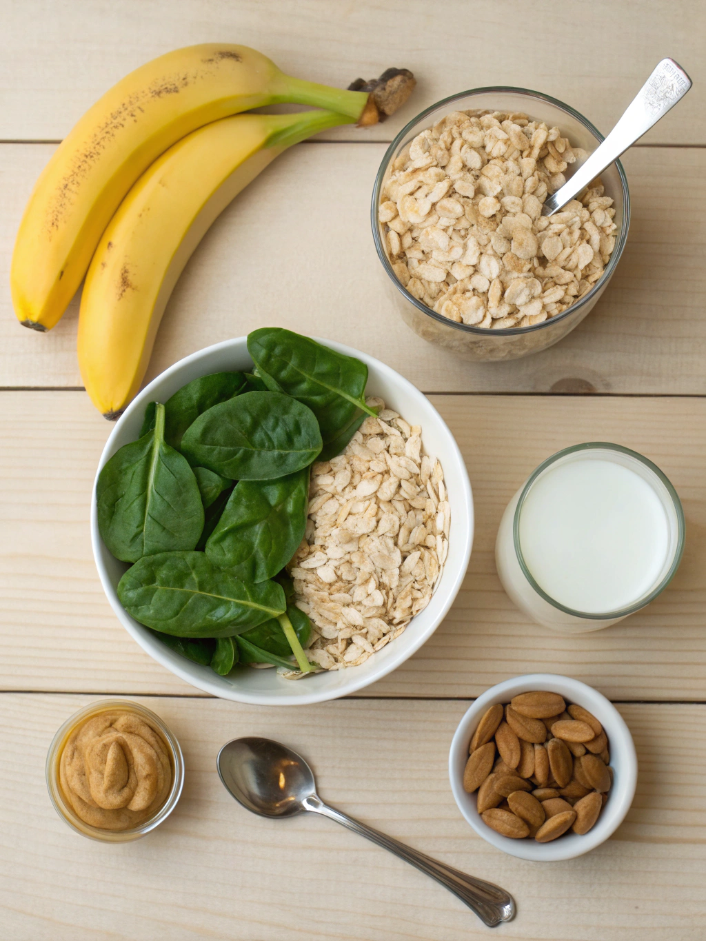 banana oat breakfast smoothie ingredients