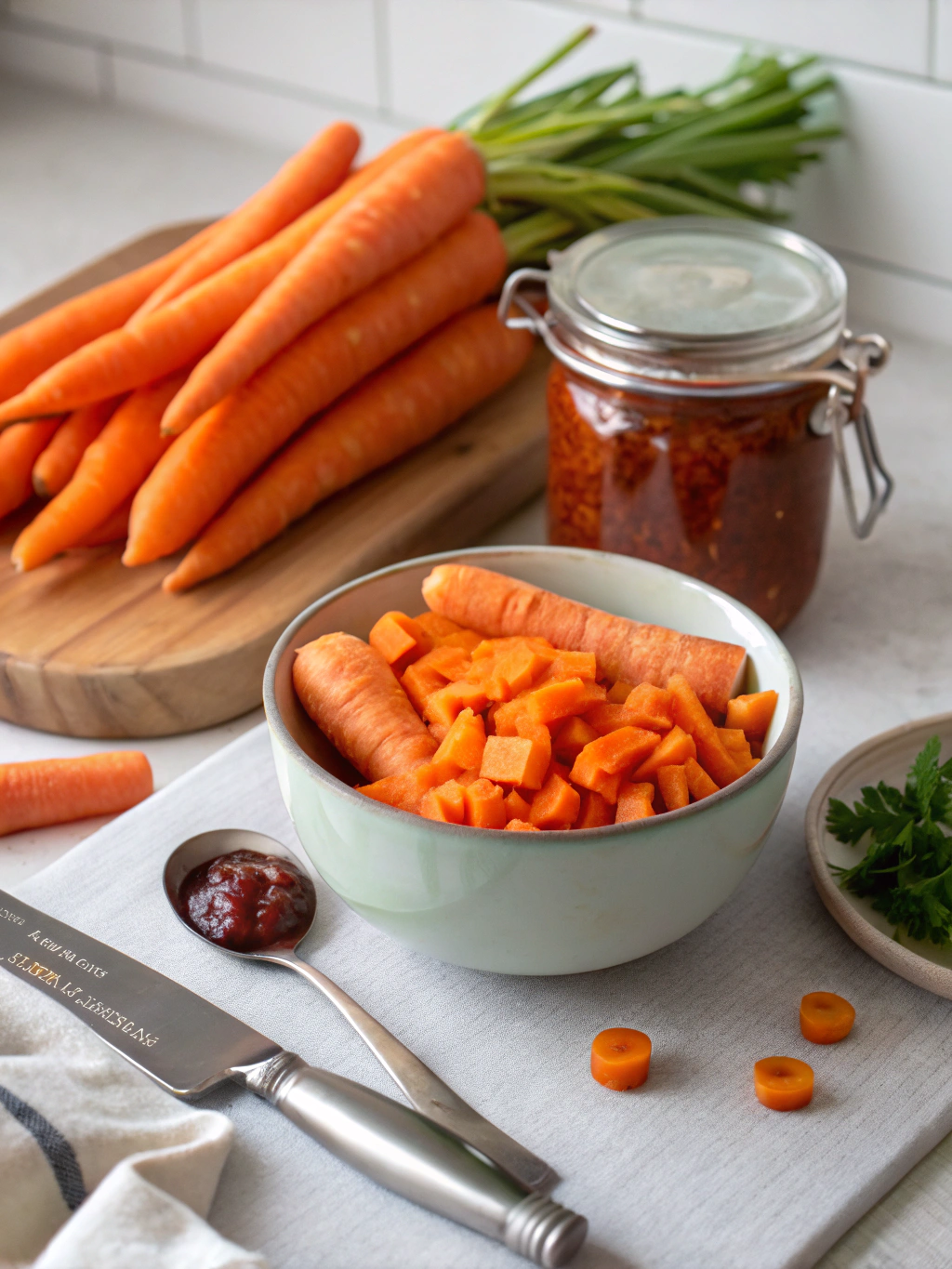 Carrot Jam Recipe ingredients